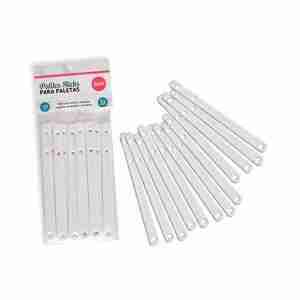 palitos stick blancos x 12u parpen