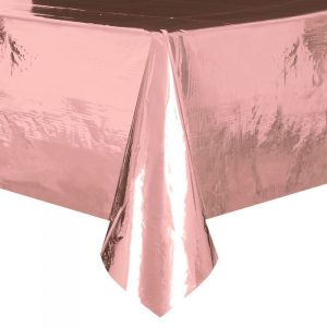 Mantel metalizado rosa