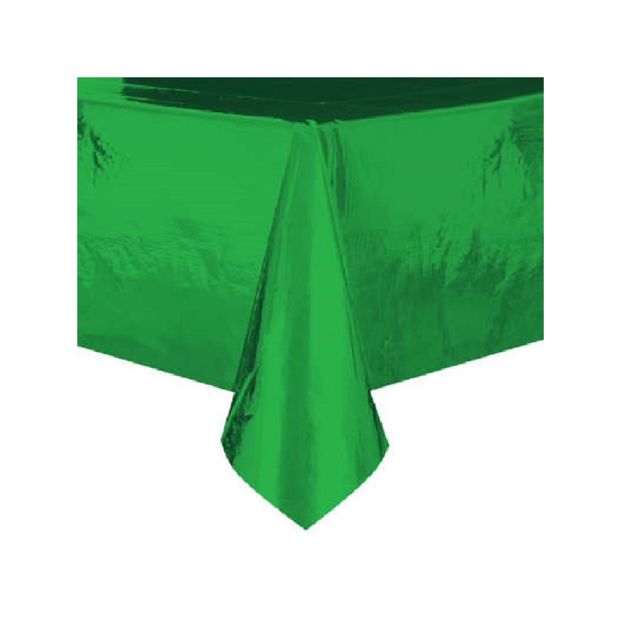 Mantel metalizado verde 1 Mantel metalizado verde