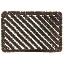 felpudo de coco y alambre 40x60 rayas