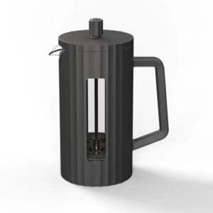 Cafetera/tetera french 600ml borosilicato/pp negro catania
