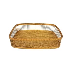 Cesto rectangular 40x27xh9cms bambu