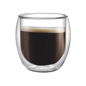 Set 2 vasos doble pared 200ml borosilicato varenna