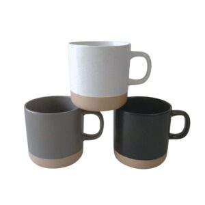 Mug recto 380 ml colores surtidos con base